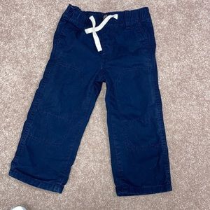 Baby gap 2t lined navy blue pants
